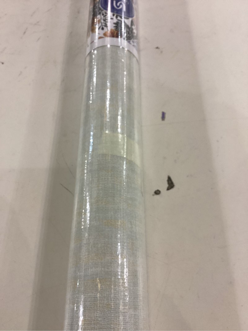 Condition photo showing New/Like New for 30"x120" Grasscloth Textured Wallpaper Peel and Stick Green/Gold Faux Grasscloth Wallpaper Waterproof Faux Grass Cloth Wall Paper Peel and Stick Textured Contact Paper for Cabinets Shelf 30" x 120"