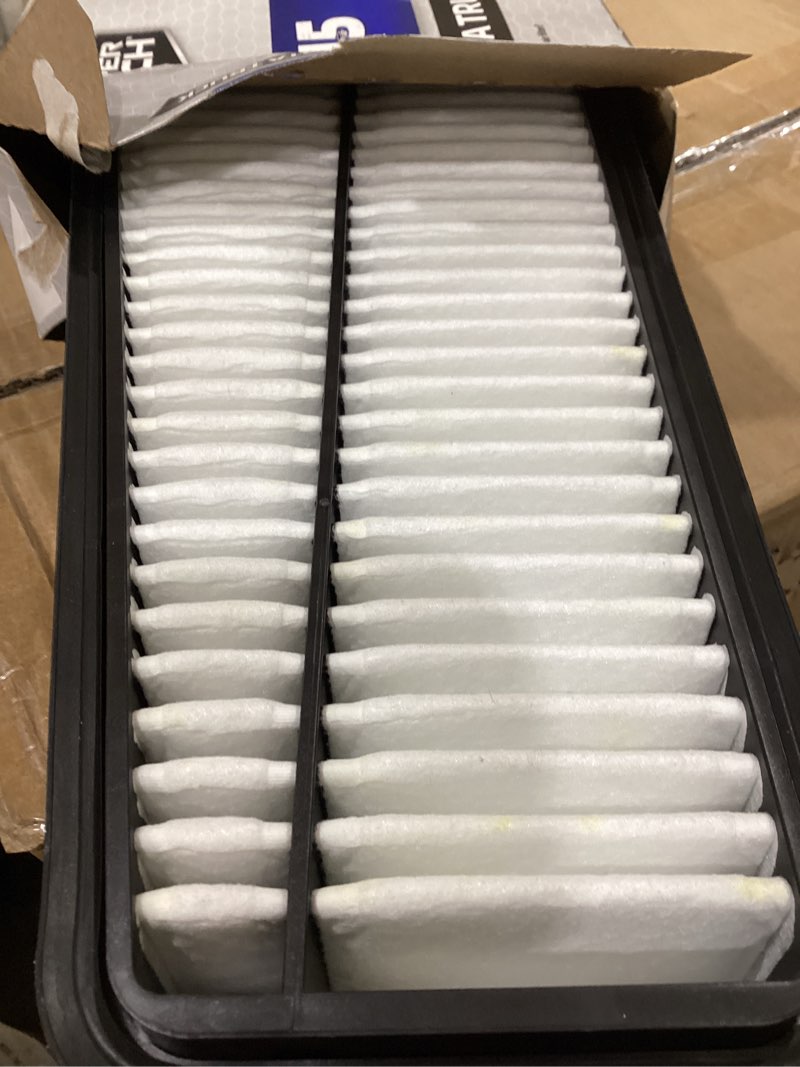 Condition photo showing As Is for super tech 3315 engine air filter  replacement filter for toyota or toyota truck