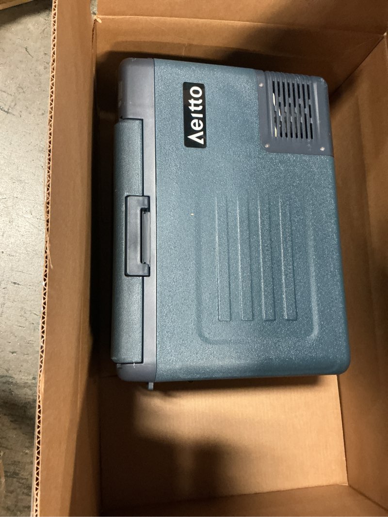 Condition photo showing Good Condition for Aeitto 12 Volt Car Refrigerator 30Quart Car Fridge Freezer Electric Cooler Portable Cooler 12V Fridge RV Refrigerator -4?-68? Temp Control 12/24V DC & 100-240V AC for Travel, Camping, RV, Road