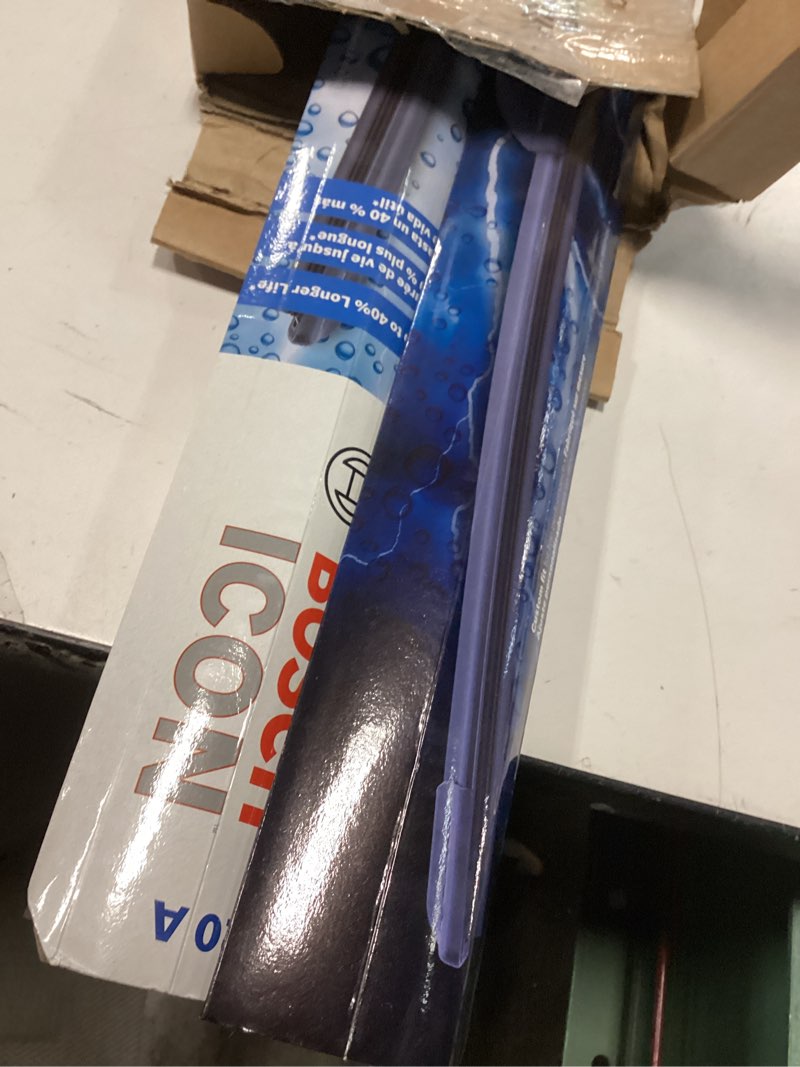 Condition photo showing As Is for BOSCH 26A20A ICON Beam Wiper Blades - Driver and Passenger Side - Set of 2 Blades (26A & 20A) Front (26A & 20A) ICON Combo Pack (Front)