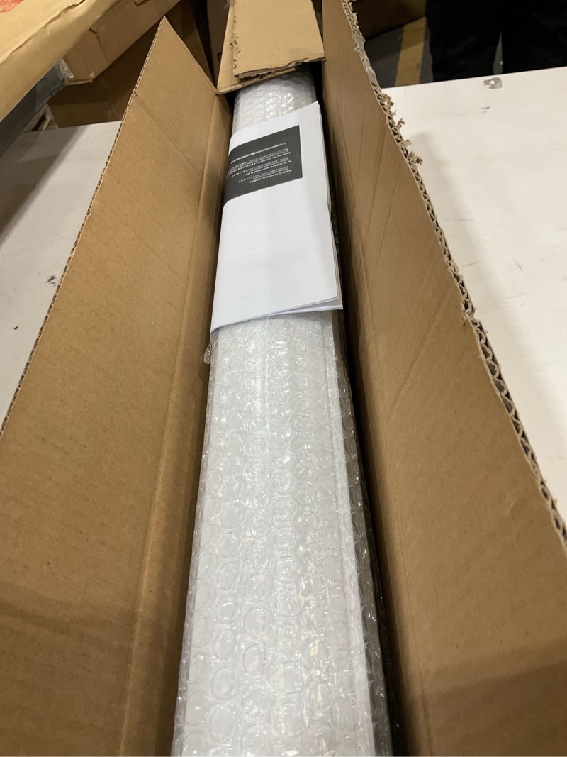 Condition photo showing Good Condition for LazBlinds Cordless Zebra Blinds for Windows, Free-Stop Roller Windows Shades with Cassette, Light Filtering Dual Layer Sheer Shades for Home and Office, 30" W x 64" H, White White 30" W x 64" H