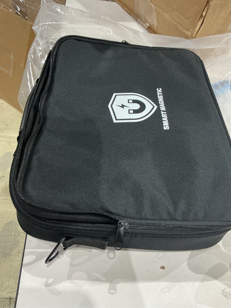 Condition photo showing Good Condition for magnetic portable workstation for field technicians and engineers, heavy-duty oxford fabric laptop and tool desk with 18 strong magnets, foldable hands-free laptop stand attach to hvac, walls, trucks
