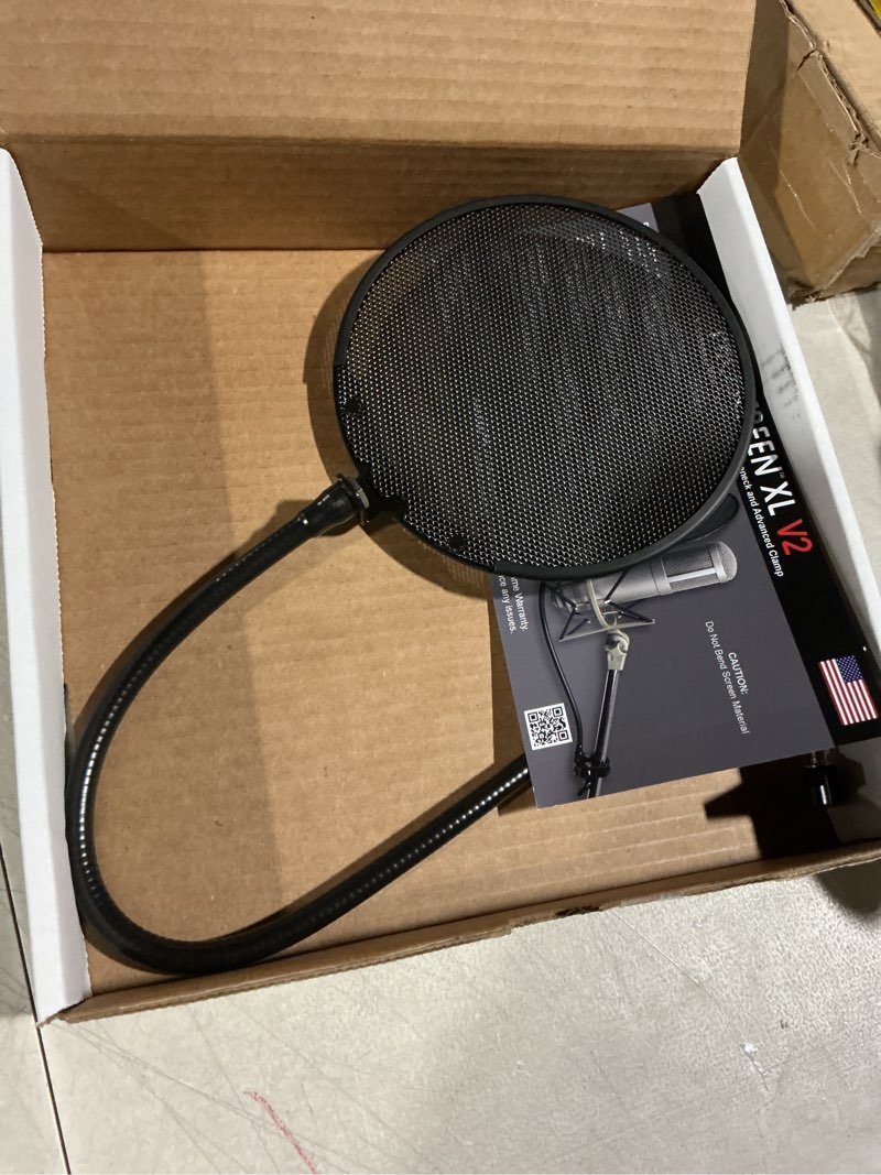 Condition photo showing As Is for stedman proscreen xl v2 pop filter for microphones