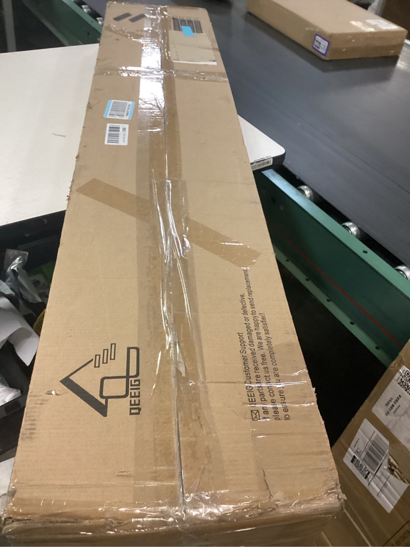 Condition photo showing Good Condition for QEEIG Floating Shelves for Wall 55.1" Extra Long - Wall Mounted Shelf Bathroom Kitchen Living Room Bedroom Farmhouse Home Decor Display Bookshelf Large 55.1 x 9.3 inch Set of 2, Black (008-140B) 55.1" C. Black