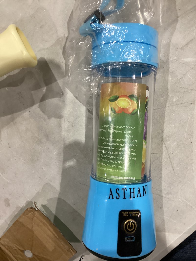 Condition photo showing Good Condition for compact, travel size, usb rechargeable 12 oz portable handheld blender with powerful motor: perfect for smoothies, shakes, fruit/veggie juicer & baby food