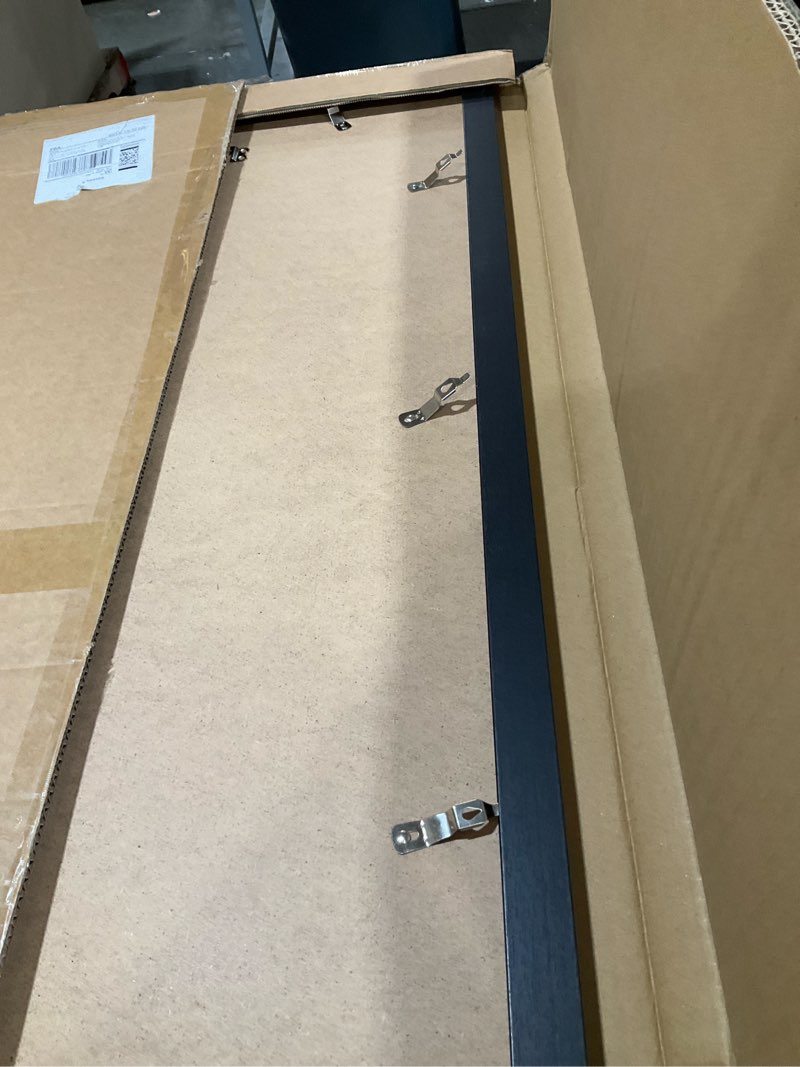 Condition photo showing Good Condition for 16x32 picture frame for wall display, 16x32 black picture frame with shatter resistant plexiglass, stable and sturdy 16 x 32 poster frame for wall display, handpicked gift collection, 1 pack
