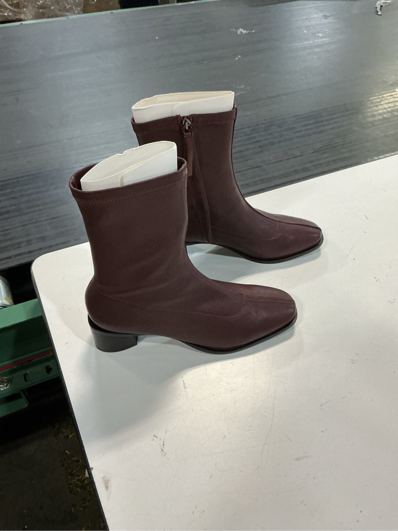 Condition photo showing Good Condition for italian leather stretch sock bootie size 8 