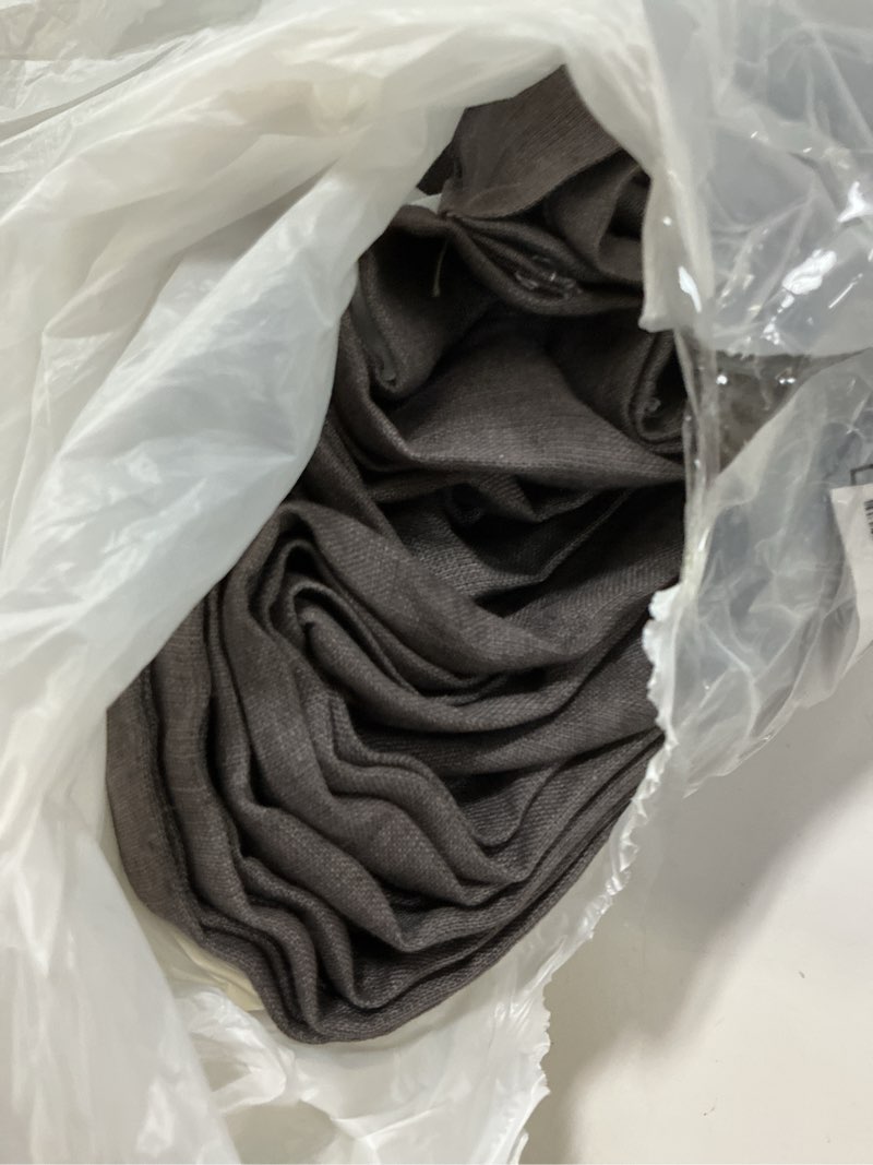 Condition photo showing Good Condition for european linen true blackout curtain, 48x96, storm