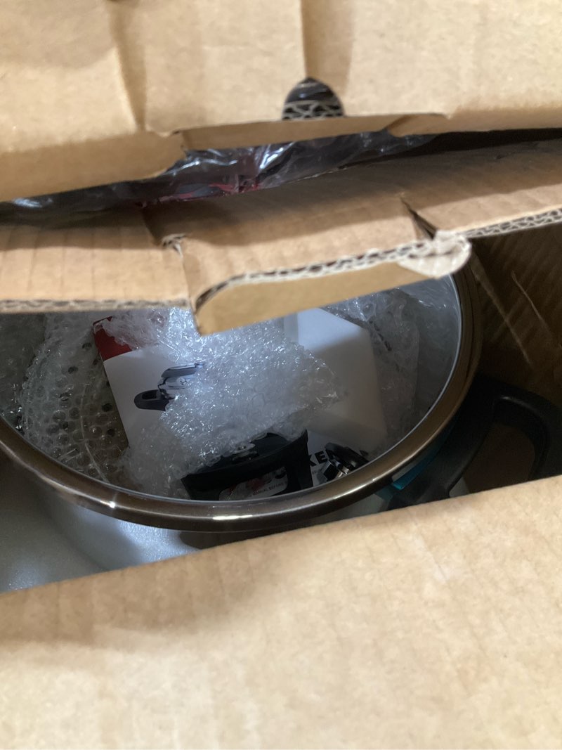 Condition photo showing Good Condition for 18/8 stainless steel pressure cooker 10 quart, [one-hand locking] pressure cooker, [3-in-1] olla de presion, induction compatible, gas stovetop compatible,steamer rack & includes glass lid 10 quarts