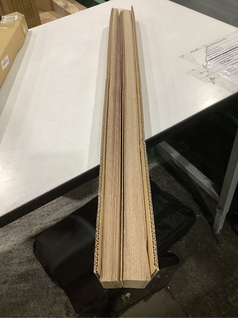 Condition photo showing Good Condition for redi shade no tools original arch light filtering pleated fabric shade natural, 72" w x 36" h natural light filtering pleated