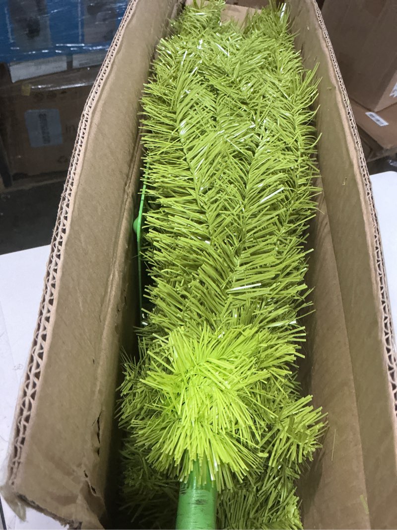 Condition photo showing Good Condition for 2 FT Whimsical Mini Christmas Tree Tabletop Decoration Small Lime Green Christmas Artificial Tree Bendable with Red Ball Ornaments for Holiday Desk Home Office Table Fireplace
