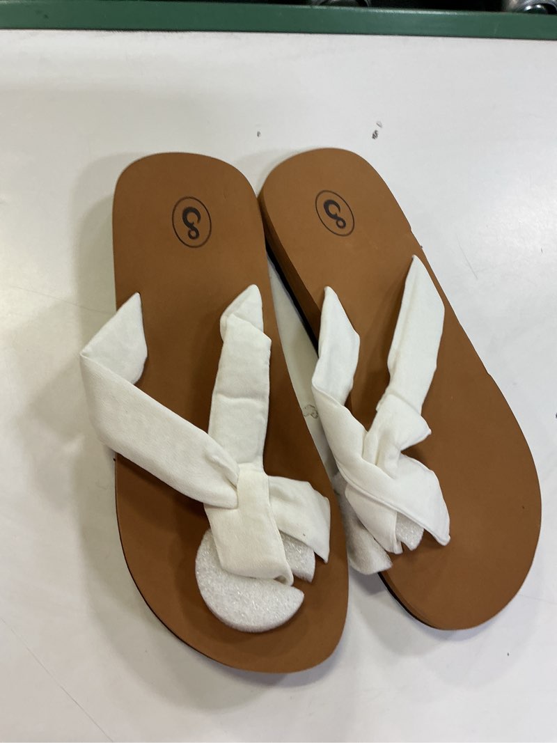 Condition photo showing Good Condition for ecetana flip flops for women comfort lightweight summer beach thong sandals slip on indoor outdoor