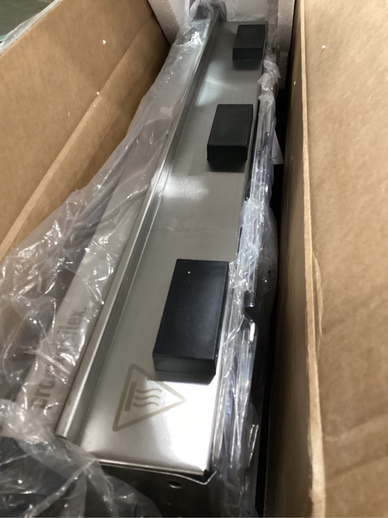 Condition photo showing Good Condition for Proctor Silex Buffet Server & Food Warmer, Adjustable Heat, for Parties, Holidays and Entertaining, Three 2.5 Quart Oven-Safe Chafing Dish Set, Stainless Steel