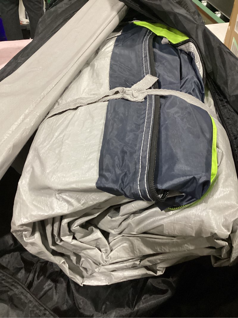 Condition photo showing Good Condition for unp tents 6 person waterproof windproof easy setup,double layer family camping tent with 1 mesh door & 5 large mesh windows -10'x9'x78in(h) dark blue 6 person