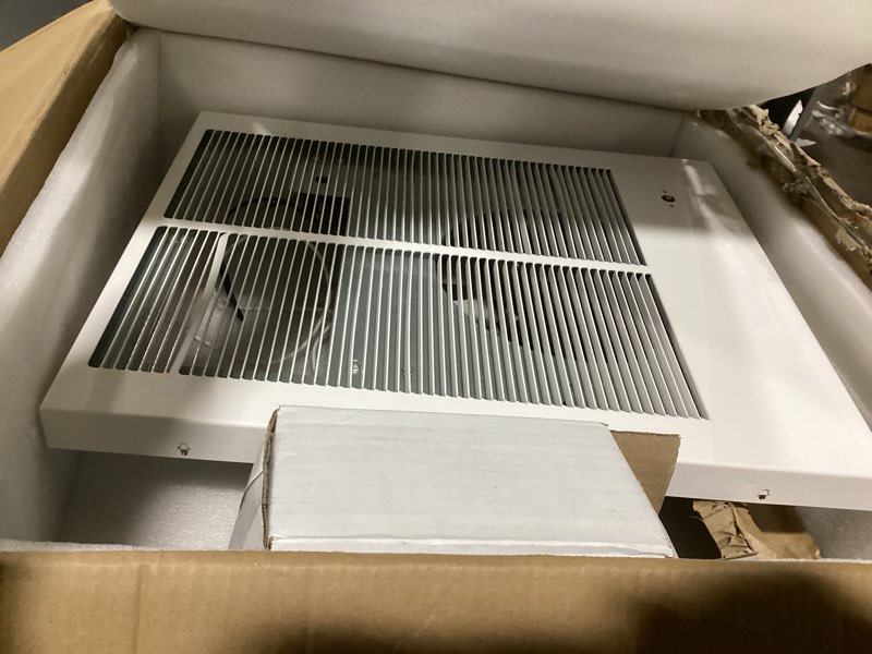 Condition photo showing As Is for 198 High Capacity Electric Wall Heater for 3800W, 240VAC Energy-Saving Electric Heaters with White P
