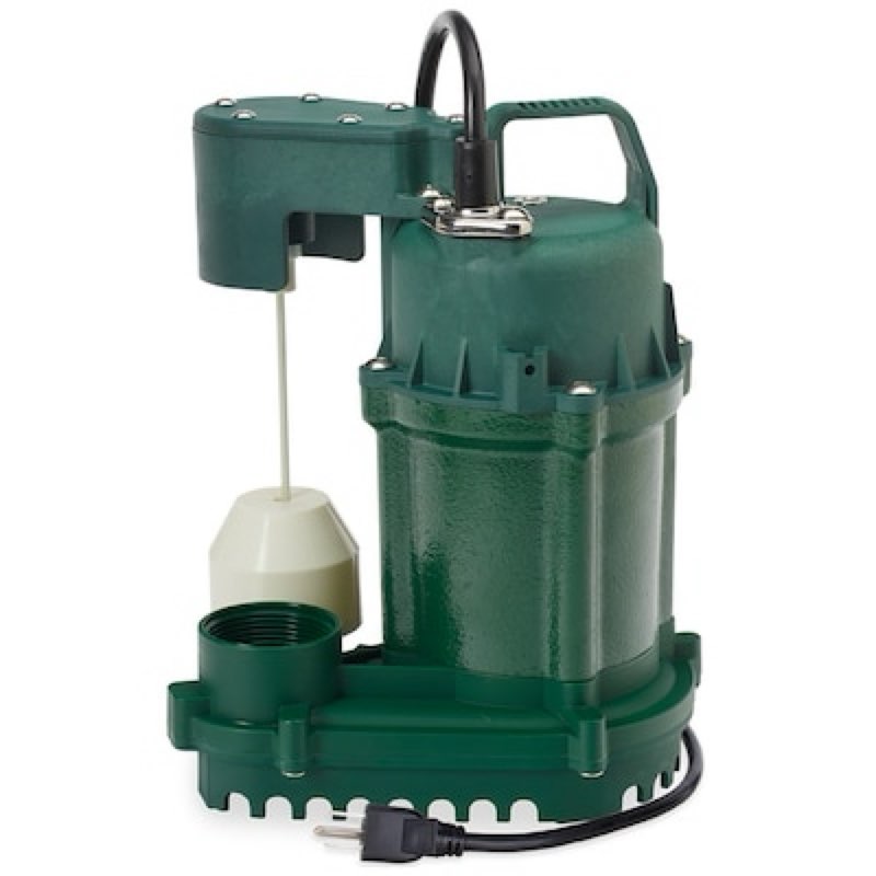 zoeller 1/3-hp 115 -volt 42-gallon cast iron submersible sump pump