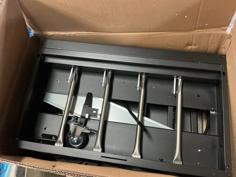 Condition photo showing As Is for Blackstone - 36 In. Outdoor Griddle Station - Black