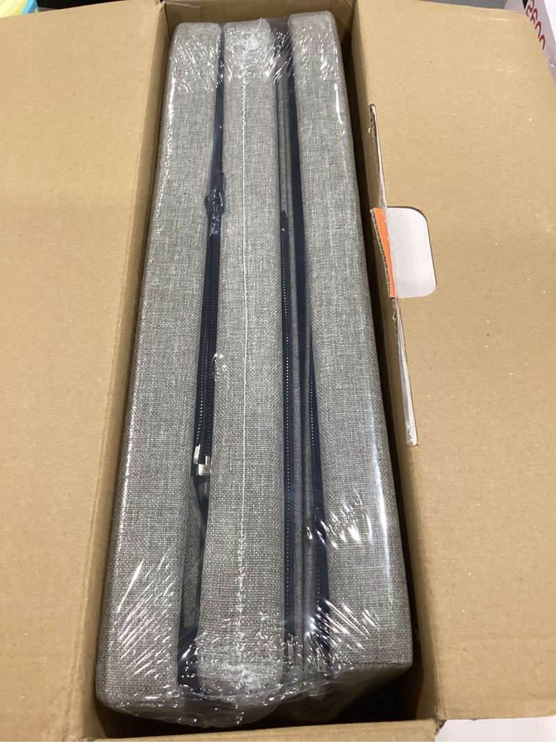 Condition photo showing Good Condition for wider dog ramp for high bed with storage 18" h, foldable dog stairs for small medium large older senior animal, sturdy dog step for climbing bed or couch, arthritis-friendly (gray, no condo) gray 3 steps no condo(31"d x 17"w x 17.7"h)