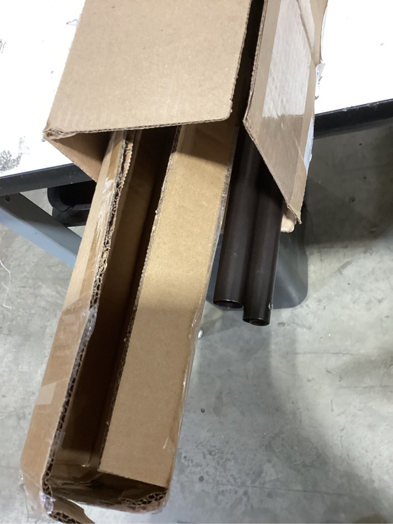 Condition photo showing Good Condition for amazon basics tension curtain rod, adjustable 36-54" width - bronze, classic finial