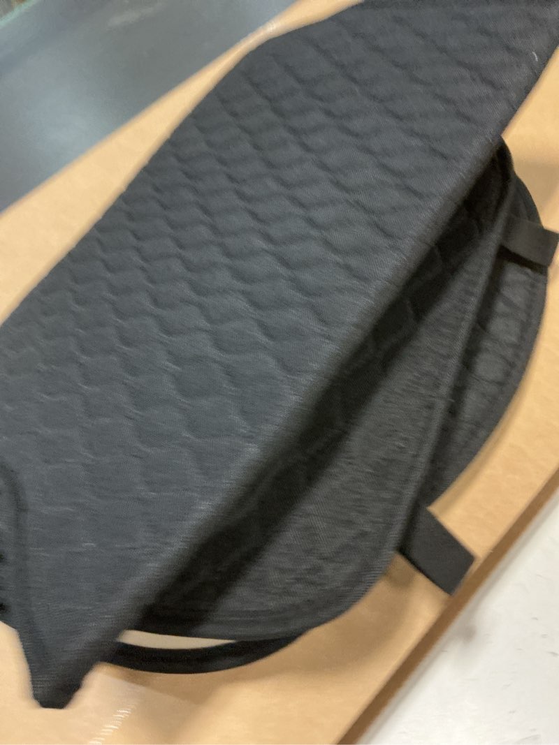 Condition photo showing New/Like New for car seat covers front&rear protector mat pad, anti-slip full set car seat cushion, linen fabric universal size (black, bottom(front+rear)) black bottom(front+rear)