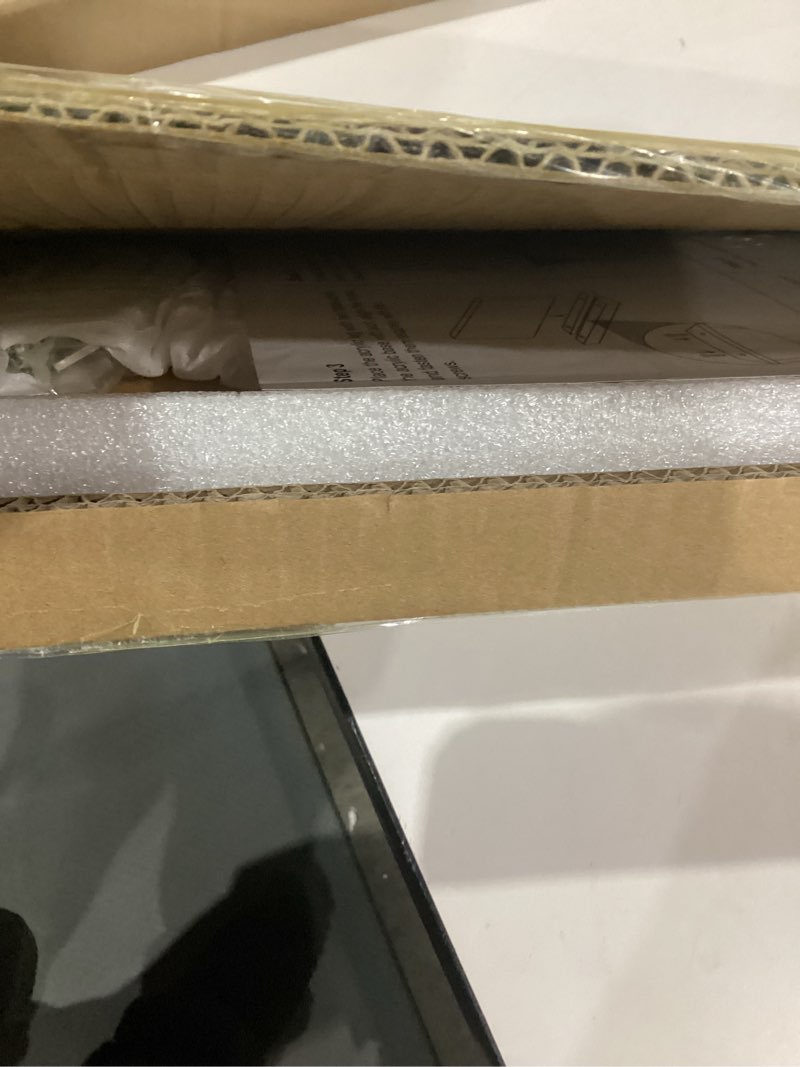 Condition photo showing New/Like New for Bamboo Monitor Stand Riser with Acrylic Legs for Desk, 31.5 Inches Desktop Shelf Supports for PC Computer Monitor, Laptops, Printer, Speakers (Natural)