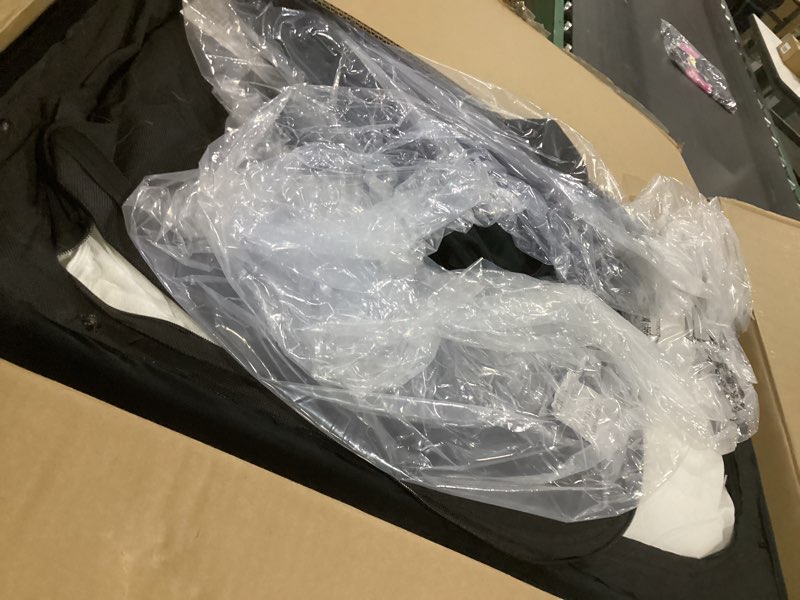 Condition photo showing Good Condition for 24KF Mid-Century Modern Upholstered Square Sofa Ottoman with Metal Base, upholstered Velvet Padded Cushion Coffee Table Ottoman,Large Footrest Ottoman for Couch-Black