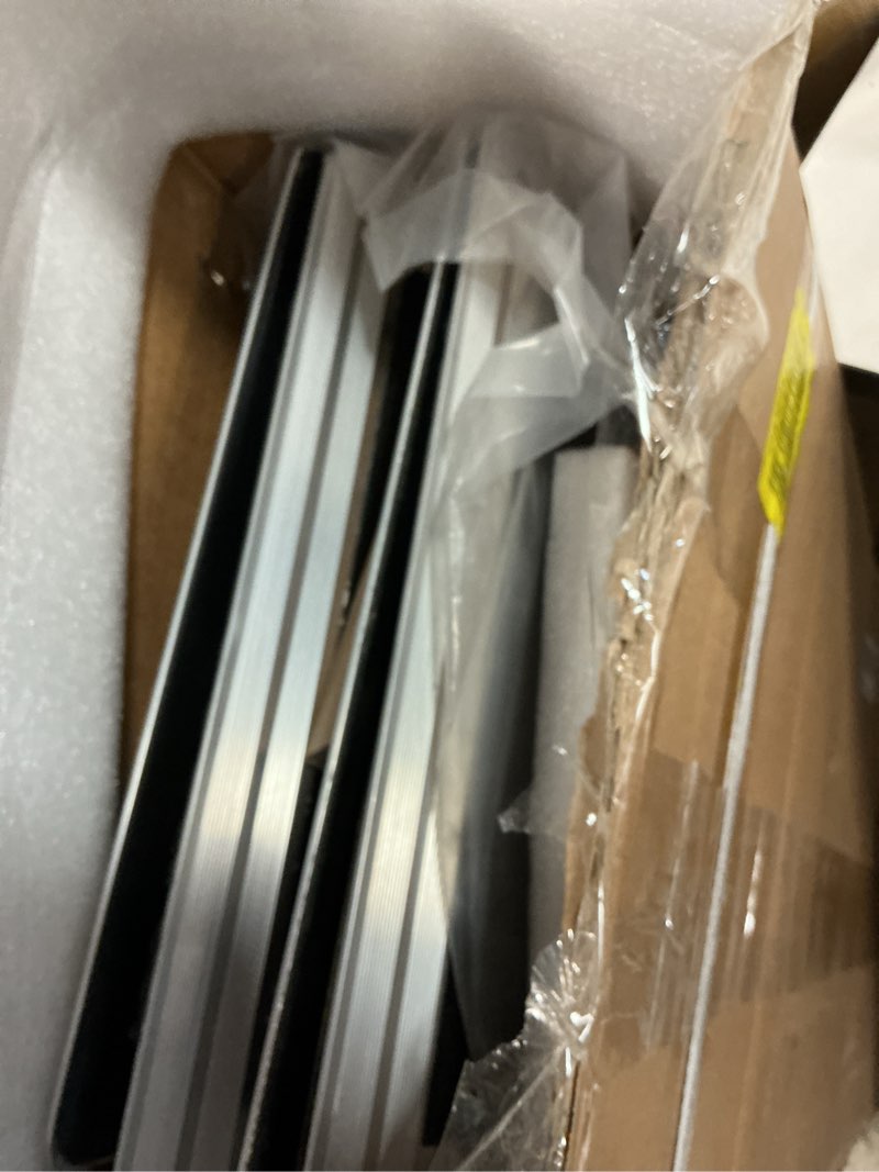 Condition photo showing Good Condition for VNN Portable Wheelchair Ramp 7FT, Seamless Non-Slip Aluminum Material Handling Ramps for Wheelchairs for Home, Handicap Wheelchair Ramps for Home Steps, Aluminum Loading Ramps for Home Steps, Doorways Aluminum 7FT (Usable height 7-21 inch)