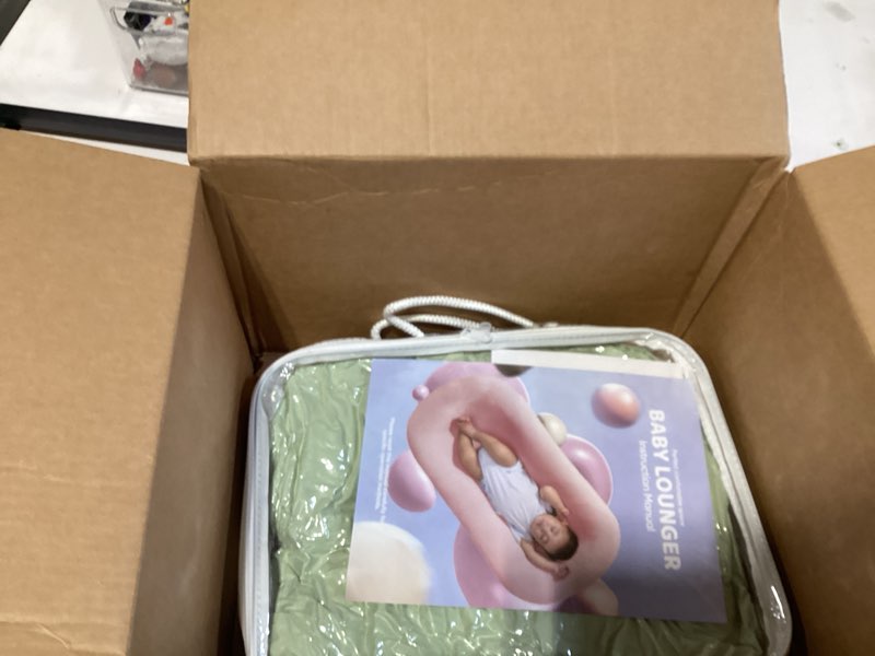 Condition photo showing New/Like New for Infant Support Cushion - Baby Support Cushion for Newborn, 0-24 Months, Portable Tummy Time Mat for Home and Travel, Soft Cotton, Supervised Use, Baby Essentials Gift, Pink (Cover Included)