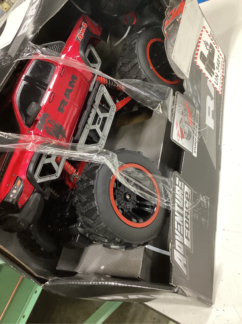 Condition photo showing As Is for adventure force 1:10 ram truck radio controlled