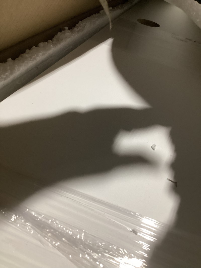 Condition photo showing Good Condition for 47'' Floating TV Stand,Wall Mounted TV Console,Floating TV Cabinet,Under TV Shelf for Bedroom Living Room(White) 47 IN White