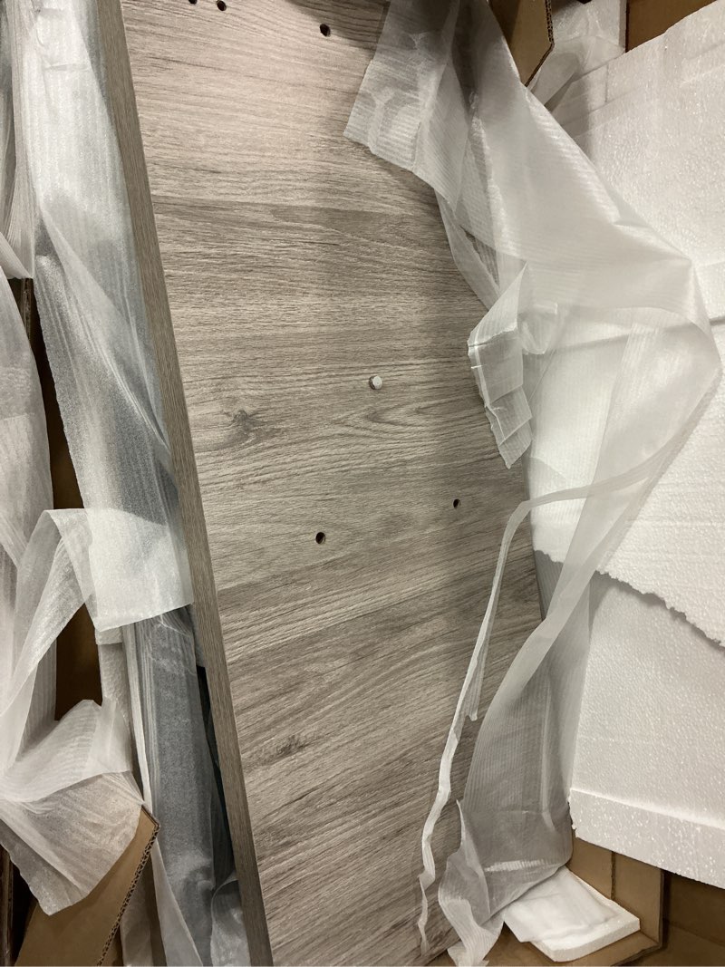 Condition photo showing As Is for (incompleto    /demagned)edith twin headboard item: b600000160 ered headboard/ • (5.0) read 37 reviews or write a review pier - left and right, white led lights muelle - izquierda y derecha, luces led blancas