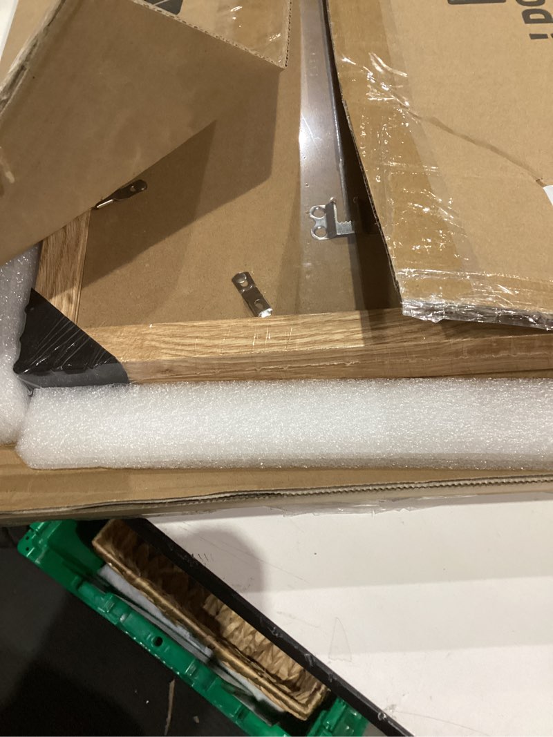 Condition photo showing Good Condition for ArtToFrames 10x20 Inch Brown Picture Frame, This 1.25" Custom Poster Frame is Natural Oak - Barnwood Style, for Your Art or Photos - Comes with Regular Glass, WOM76808-972-10x20 10 x 20" Oak