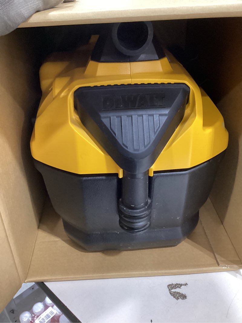 Condition photo showing Good Condition for dewalt 20v max cordless shop vac, wet dry vacuum cleaner, portable 2 gallon wet dry vac, strong suction shop vacuum with hepa filter, tool only (dcv580h)