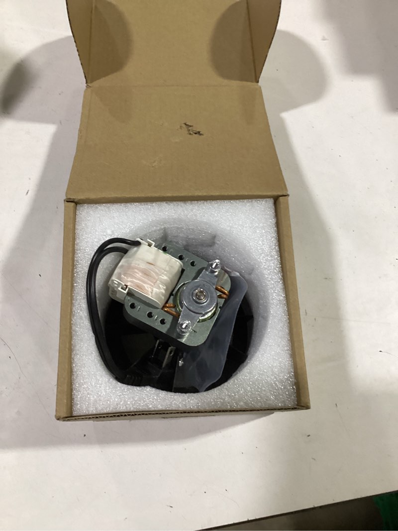 Condition photo showing As Is for bp27 fan motor replacement for broan nutone 663 688 678 671 659 bathroom exhaust fan, s97012038 ventilation fan motor, 50 cfm replacement motor