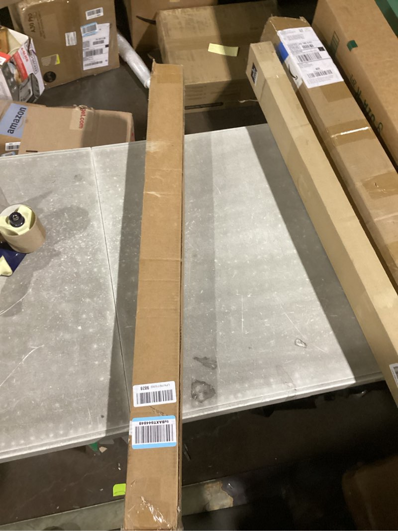 Condition photo showing New/Like New for LazBlinds No-Drill Cordless Zebra Blinds - Dual Layer Light Filtering & Room Darkening, Free-Stop Lift, Easy Install, Day & Night Privacy with Valance for Window 41" W x 72" H, White 41"W x 72"H White