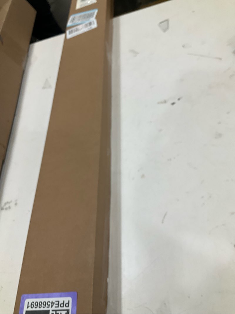 Condition photo showing New/Like New for LazBlinds No Tools No Drill 1" Vinyl Mini Blinds, Cordless Blinds for Windows, Light Filtering Horizontal Window Blinds & Shades, 36" W x 64" H, Grey Cordless-grey 36" W x 64" H