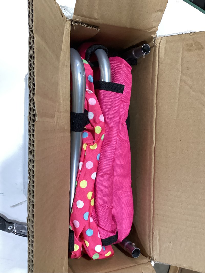 Condition photo showing Good Condition for Shop 'N' Go Toy Shopping Cart for Kids and Toddler - Includes Food - Folds for Easy Storage - with Sturdy Metal Frame Pretend Play Food Role Play, Educational Toy (Doll Not Included) Red