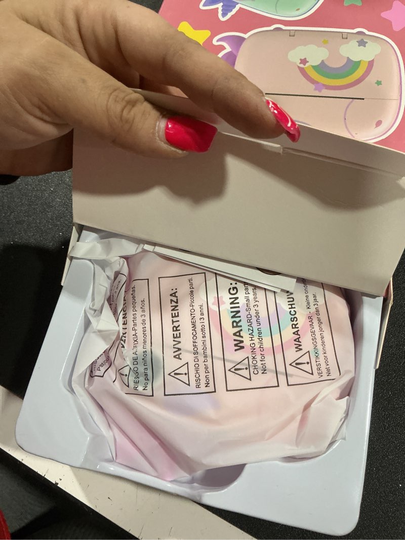 Condition photo showing New/Like New for Kids Camera Instant Print, Selfie Digital Camara for Kids with Print Paper & 32G Card, 2.5K Video & Instant Print Camera with Color Pens for DIY, Fun Gift for Girls Boys 3-12 Years Old (Pink)