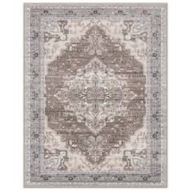 BEIMO Area Rugs for Living Room 8x10 Machine Washable Rug, Boho Vintage Retro Large Floral Medallion