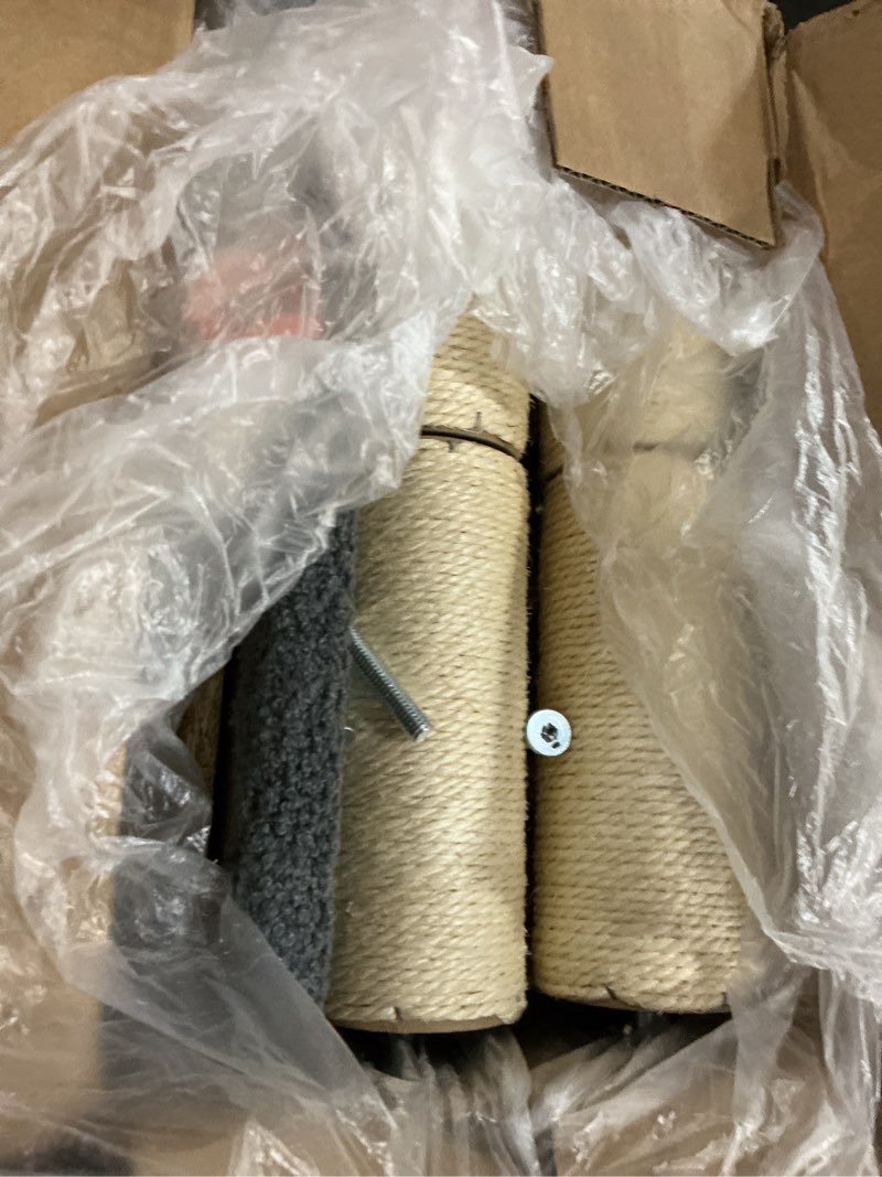 Condition photo showing Good Condition for Pawque Dog Stairs & Cat Scratching Post Pet Steps for High Bed Couch, High-Strength Boards Hold up to 150 lbs for Indoor Small Cats Kittens Dogs Climbing Playing, 4 Combination Options, 4 Steps-Grey 4-Steps