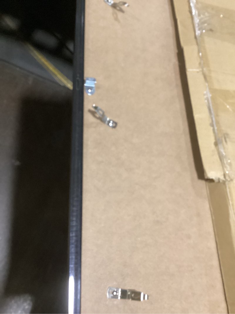 Condition photo showing Good Condition for americanflat 30x40 picture frame with polished plexiglass - streamline collection - thin border picture frame for wall display - hanging hardware included - black 30x40 black