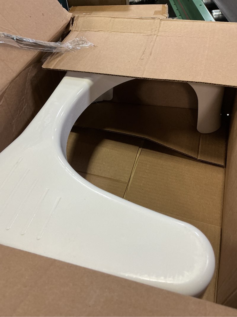 Condition photo showing Good Condition for squatty potty simple curve bathroom toilet stool 7" white