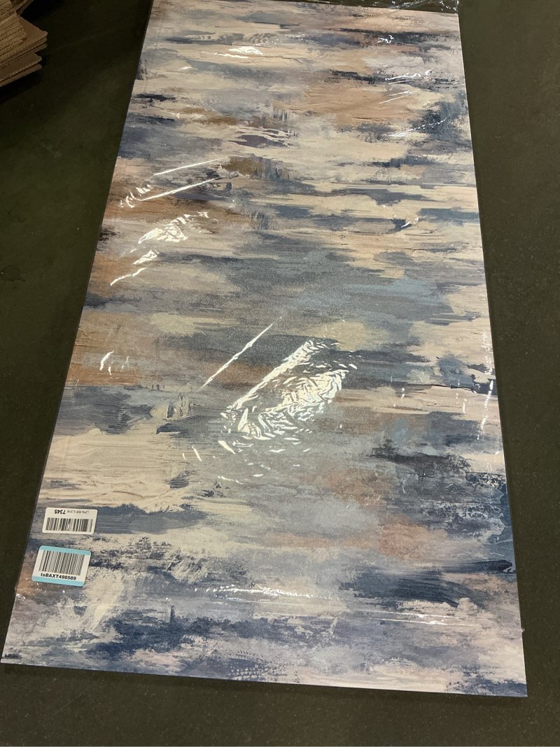 Condition photo showing New/Like New for Shoci Large Abstract Wall Art - Gray Blue Beige Canvas Pictures for Living Room Contemporary Painting Prints Decor Modern Graffiti Artwork Wall Art for Bedroom Home Office Decoration 29" X 58" 58"L x 29"W Gray