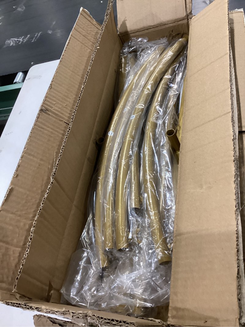 Condition photo showing Good Condition for Arch Backdrop Stand - 3PCS (7.2ft, 6.6ft, 6ft) Upgraded Metal Arch Backdrop Stand - Easy to Set up Gold Wedding Arch Frames- for Weddings, Birthday Parties, Baby Showers, Family Gatherings 3-PCS