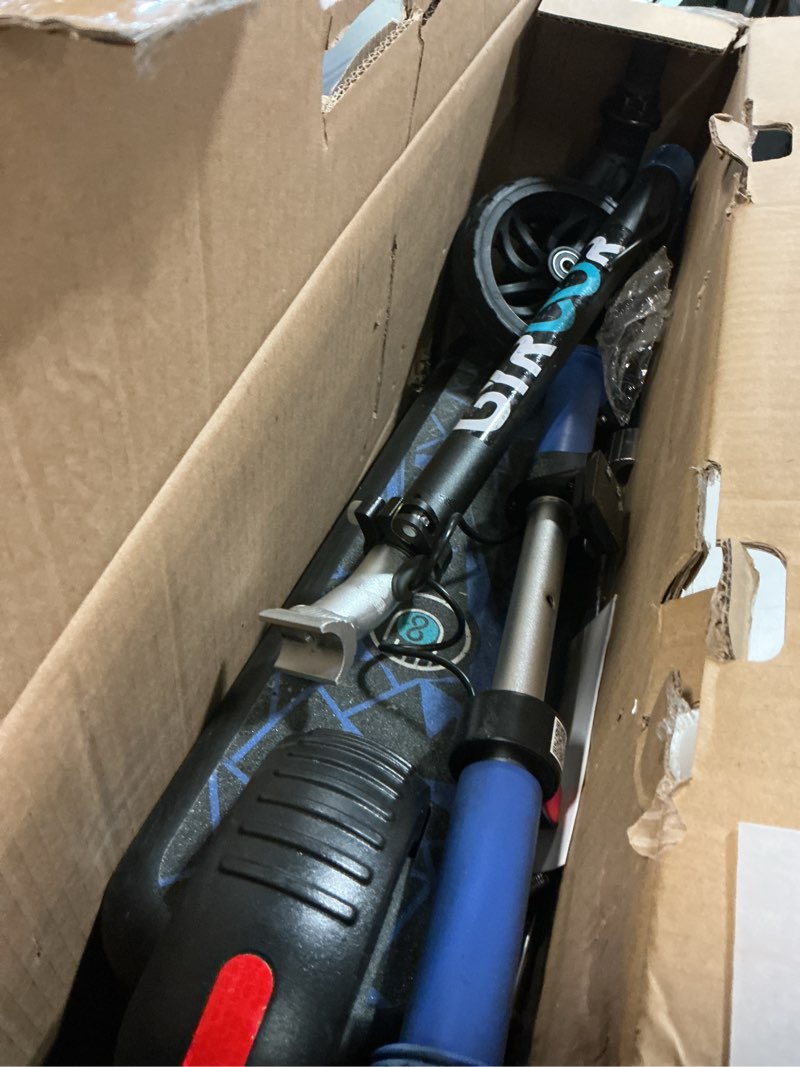 Condition photo showing Good Condition for gyroor h30 max electric scooter for kids ages 8-12, 150w powerful motor, bluetooth music, dual brake system, adjustable height and speed, best gifts for kids