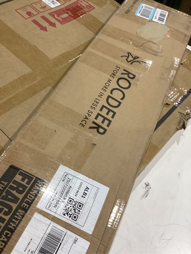 Condition photo showing Good Condition for Bamboo Monitor Stand Riser with Acrylic Legs for Desk, 31.5 Inches Desktop Shelf Supports for PC Computer Monitor, Laptops, Printer, Speakers (Natural)