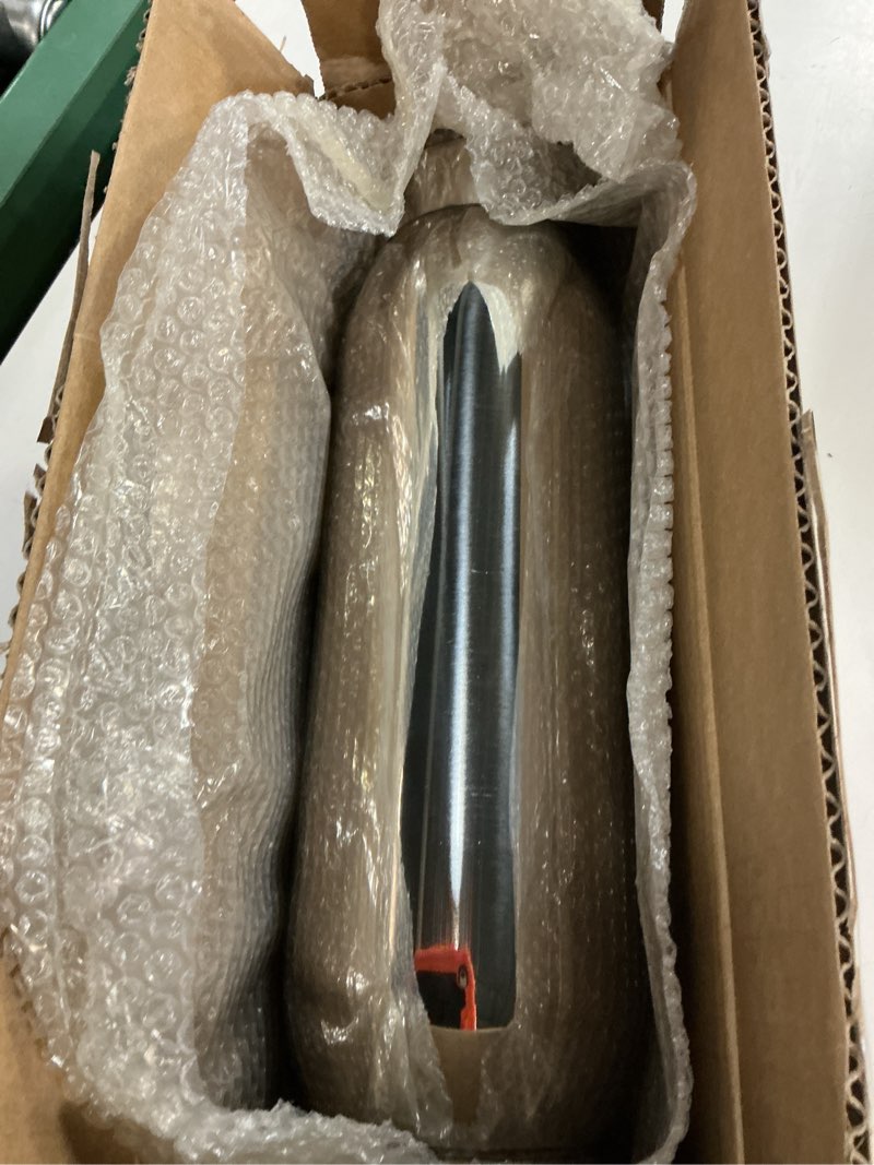 Condition photo showing Good Condition for exhaust resonator, 3 inch inlet resonator muffler straight stainless steel, universal performance muffler pipe 13''/340mm overall length, polished 3''x 4''