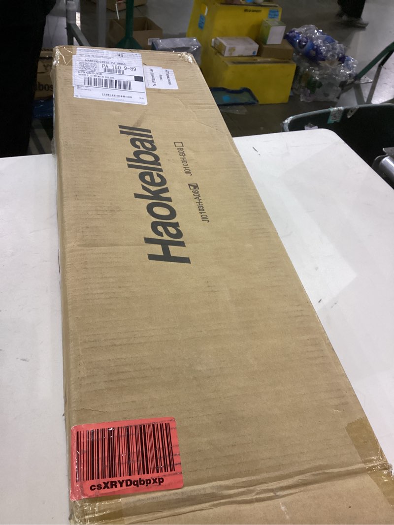 Condition photo showing Good Condition for Haokelball Badminton Net Set – Anti-Sag System, Set of 4 Professional Carbon Fiber Rackets with 4 Shuttlecocks, Volleyball & Badminton Combo Set, Badminton Sets for Backyards Pro Badmiton Set