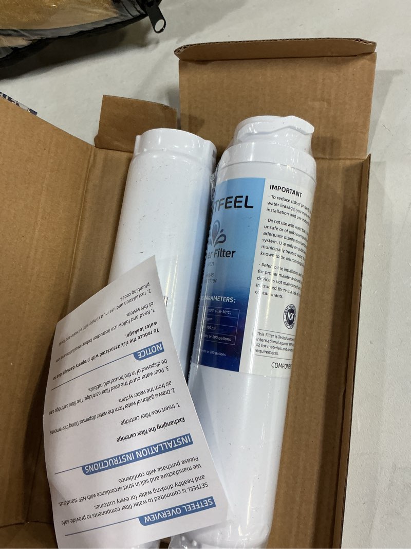 Condition photo showing Good Condition for 11034152 water filter replacement fit bosch thermador ultra-clarity 644845 replfltr10 borplftr10 9000-077104 9000194412 b26ft70sns b22cs80sns, thermador 11028820 00740560, 2 packs setfeel