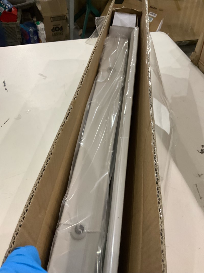 Condition photo showing New/Like New for Cordless Faux Wood Blinds 23" W x 36" H, 2 Inch Slat Horizontal Windows Blinds with Crown Valance, Room Darkening Blinds, White Blinds for Home Interiors. 23"W x 36"H